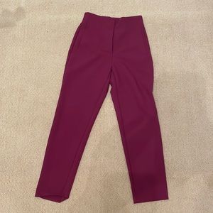 Zara High Waisted Straight Leg Pant